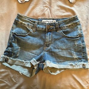 Monkey Slide Jeans Shorts ⭐️